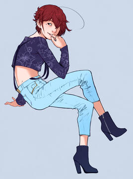 Older fashion art by me (Nams)